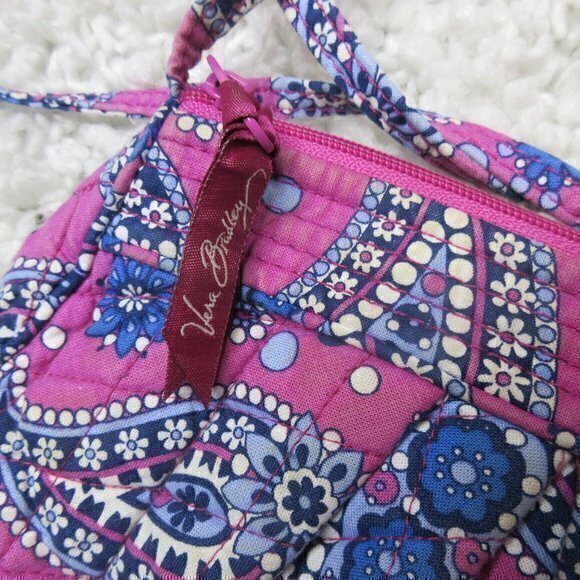 Vera Bradley purple paisley shoulder bag‎ - Picture 3 of 8